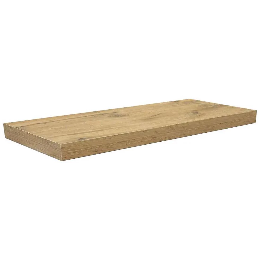 Ligno zidna polica 100x26x5 hrast