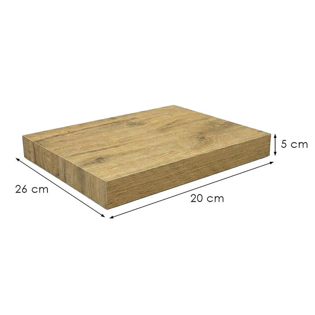 Ligno zidna polica 20x26x5 wotan