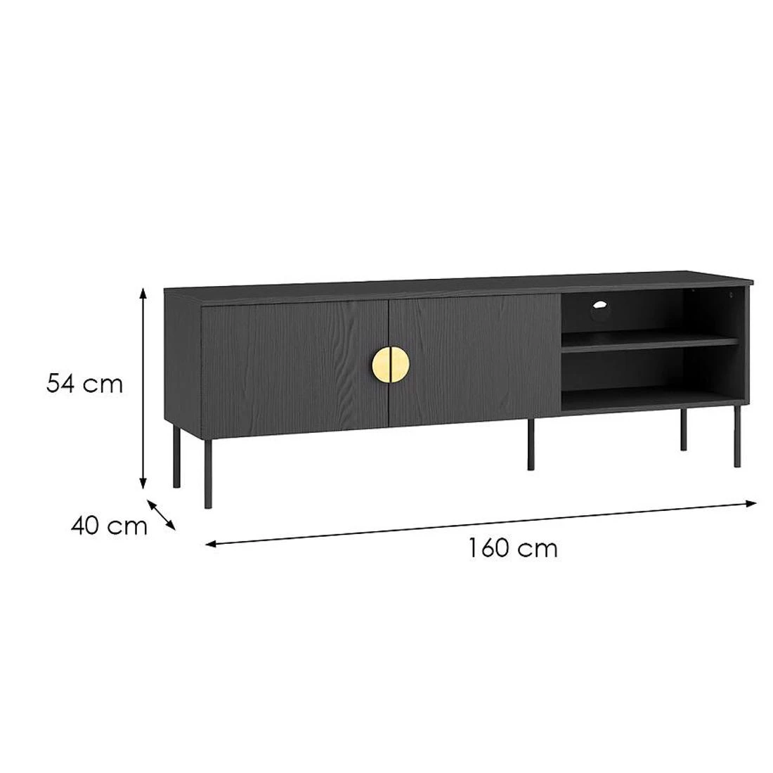 Mond TV stalak 160x40x54 crni