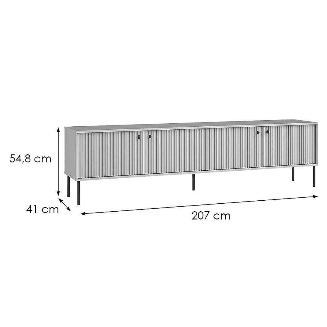 Iris TV stalak 207x41x54,8 sivi