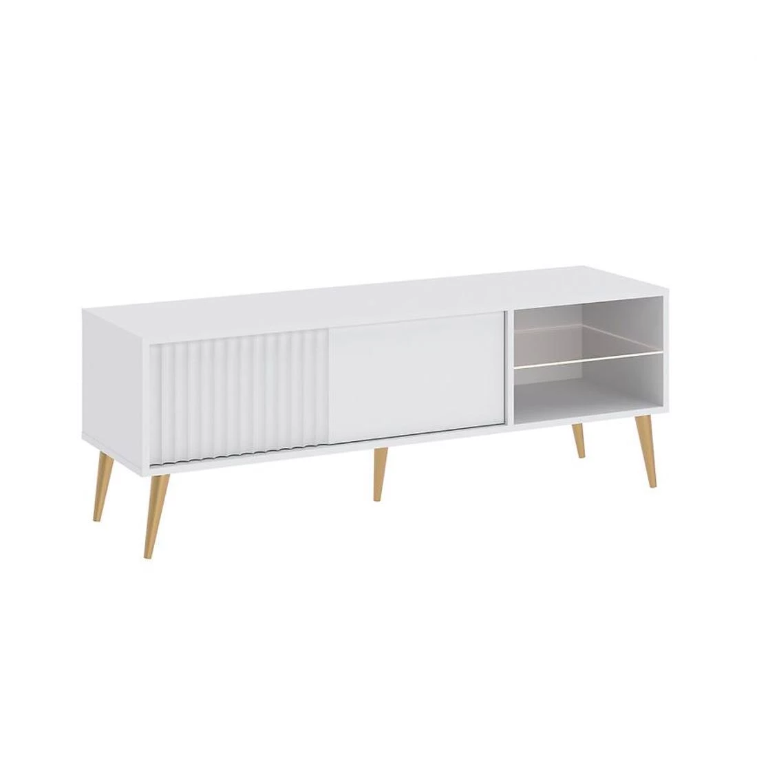 Barcelona TV komoda 135x40x48 bela