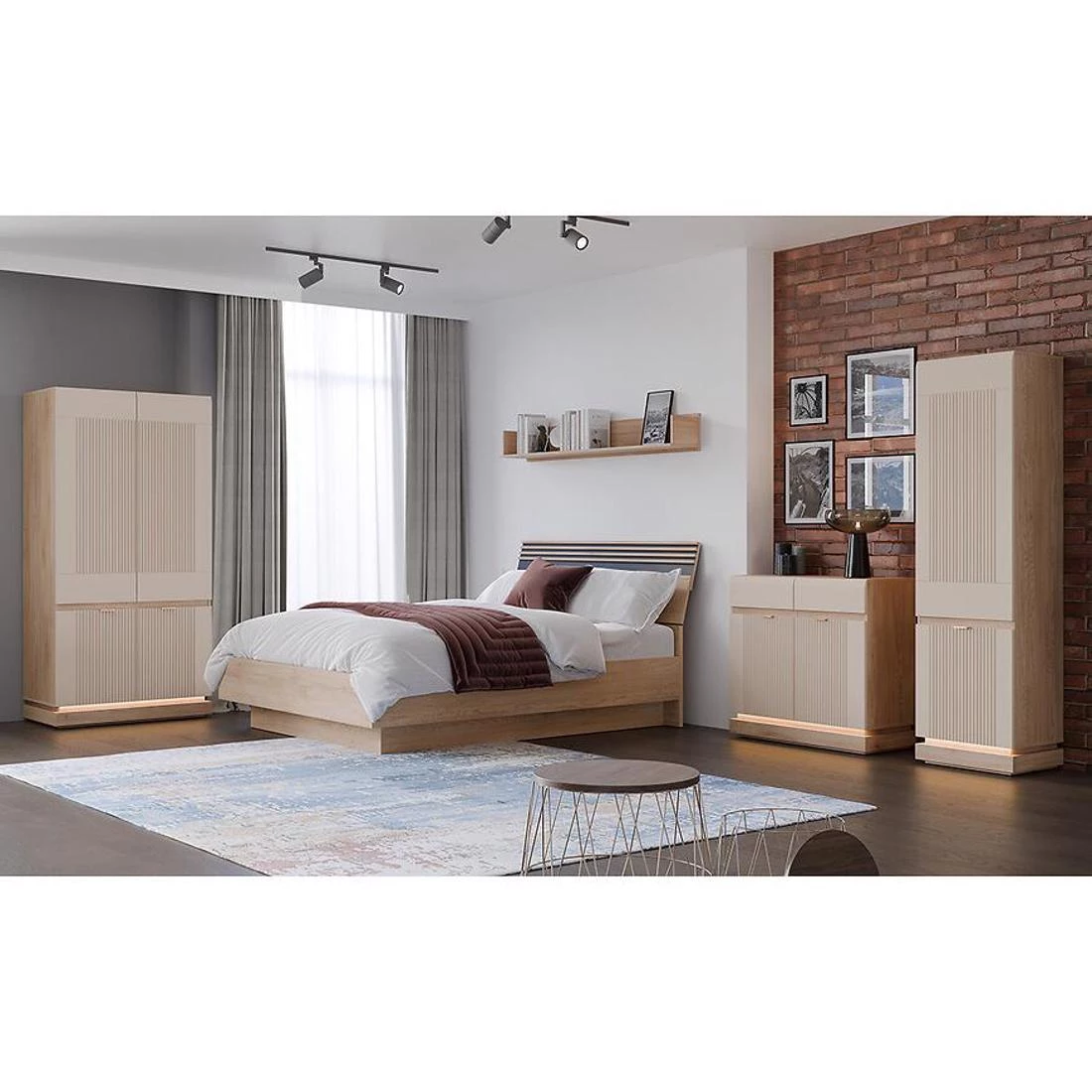 Milton TV komoda 163,5x40,5x58,5 Cremona
