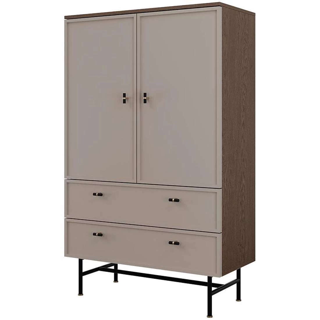 Elora 5 vitrina 90x40x145 cm baltic storm/toffee