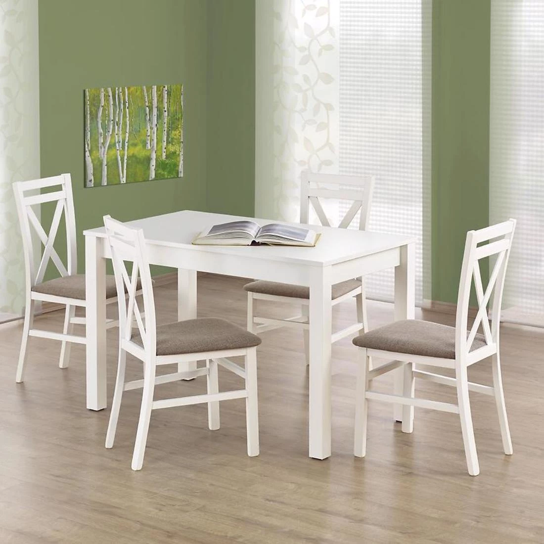 Ksawery stol 120x68 cm bijela