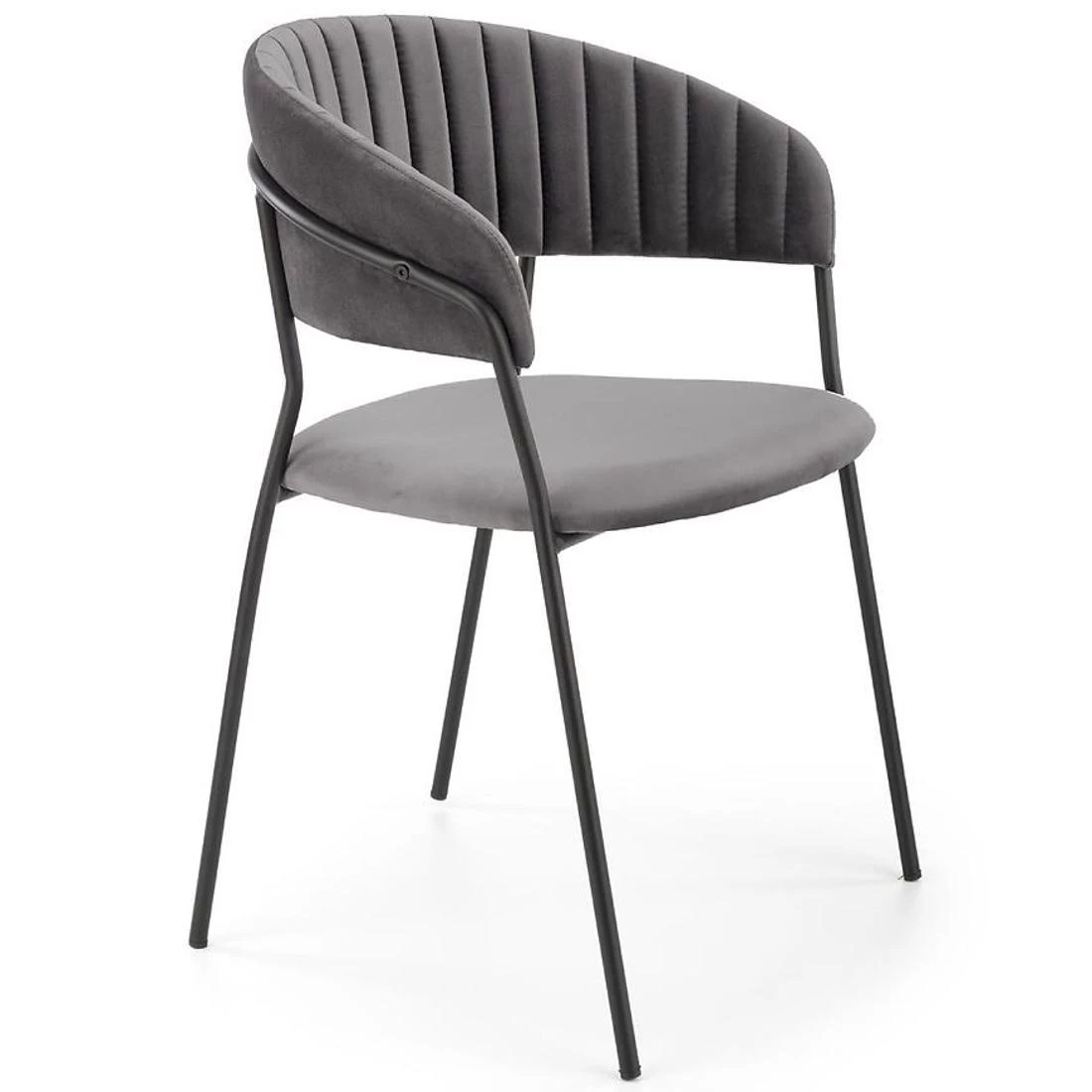 K426 stolica 57x54x48/79 cm siva