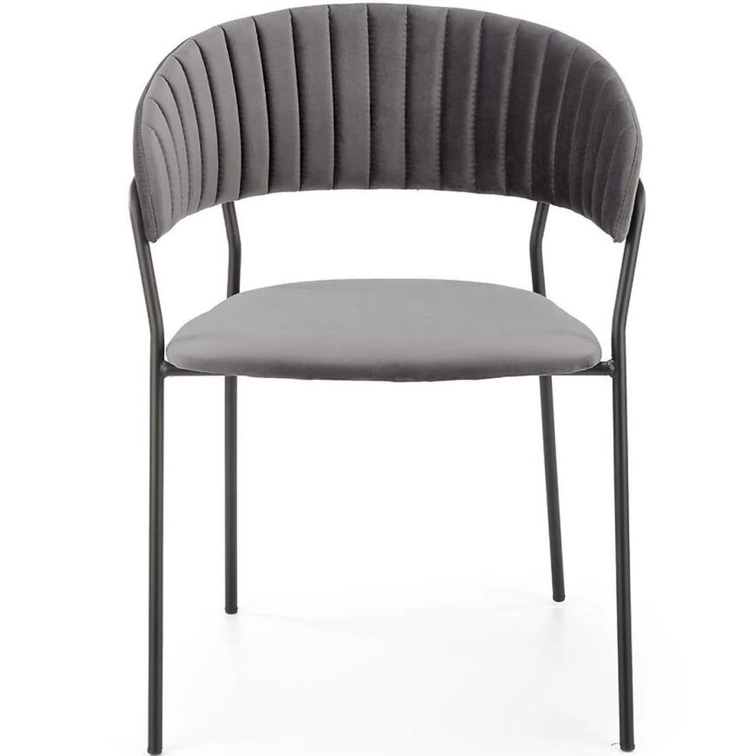 K426 stolica 57x54x48/79 cm siva