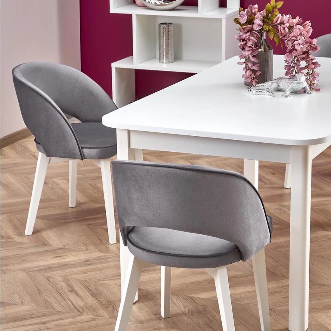 Florian razvlacni stol 141/219x80x87 cm beli