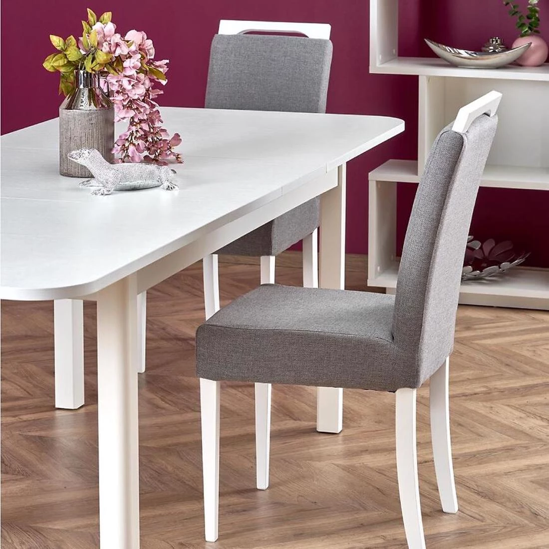 Florian razvlacni stol 141/219x80x87 cm beli