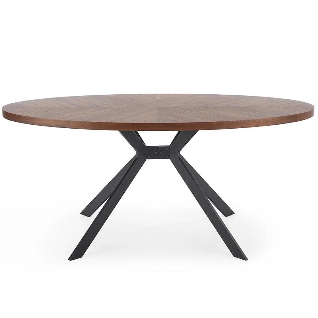 Locarno stol razvlacni 170x90x75 cm orah/crna
