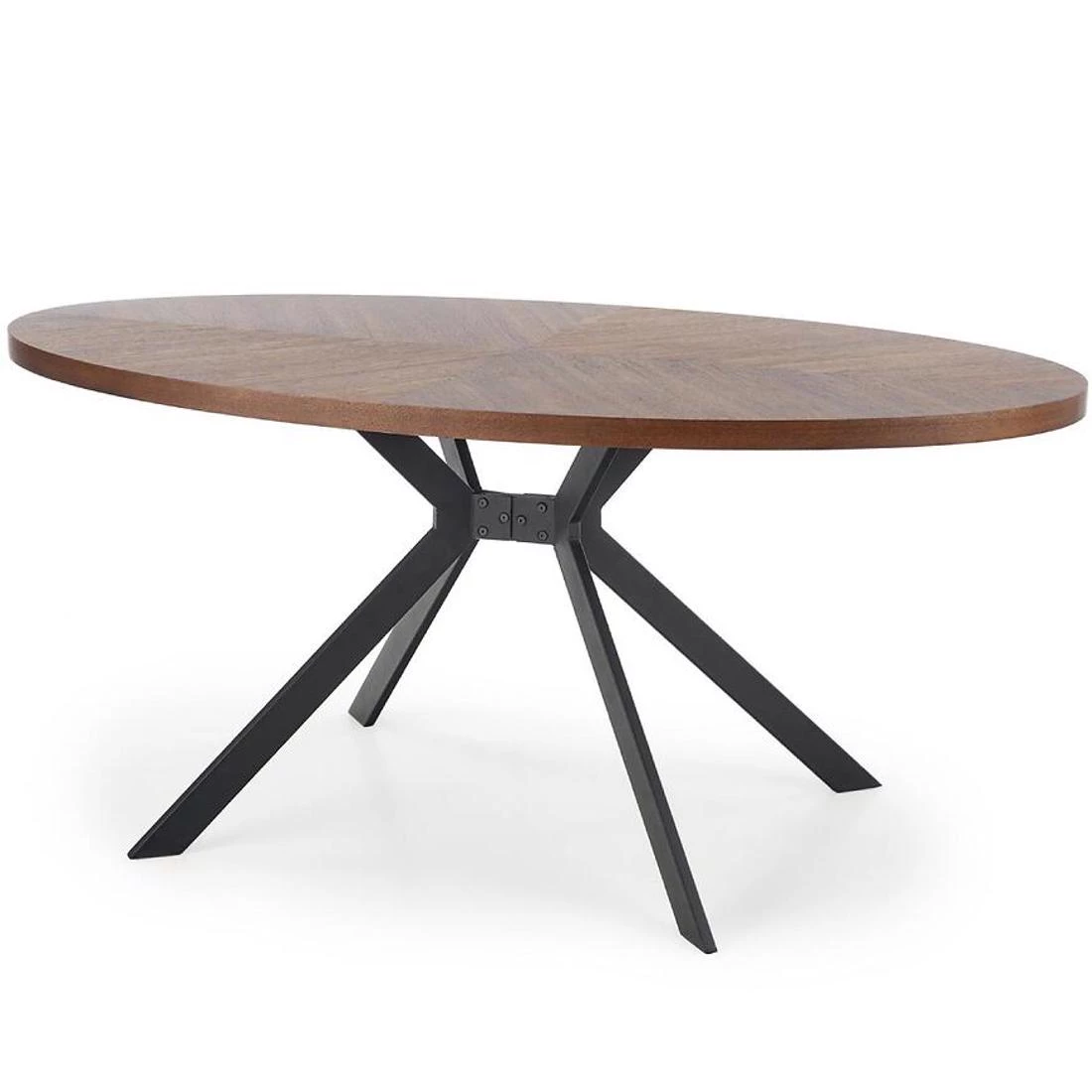 Locarno stol razvlacni 170x90x75 cm orah/crna