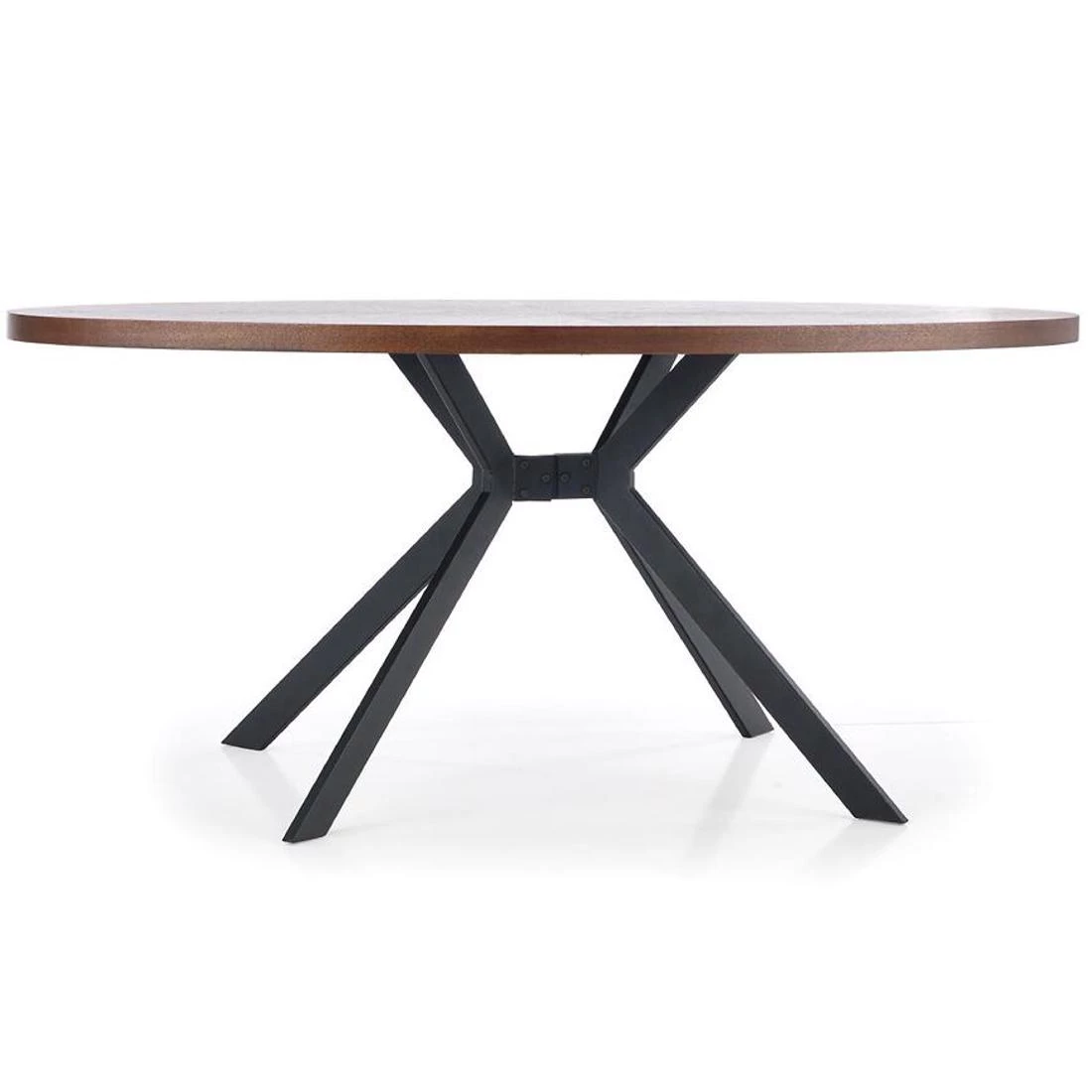 Locarno stol razvlacni 170x90x75 cm orah/crna