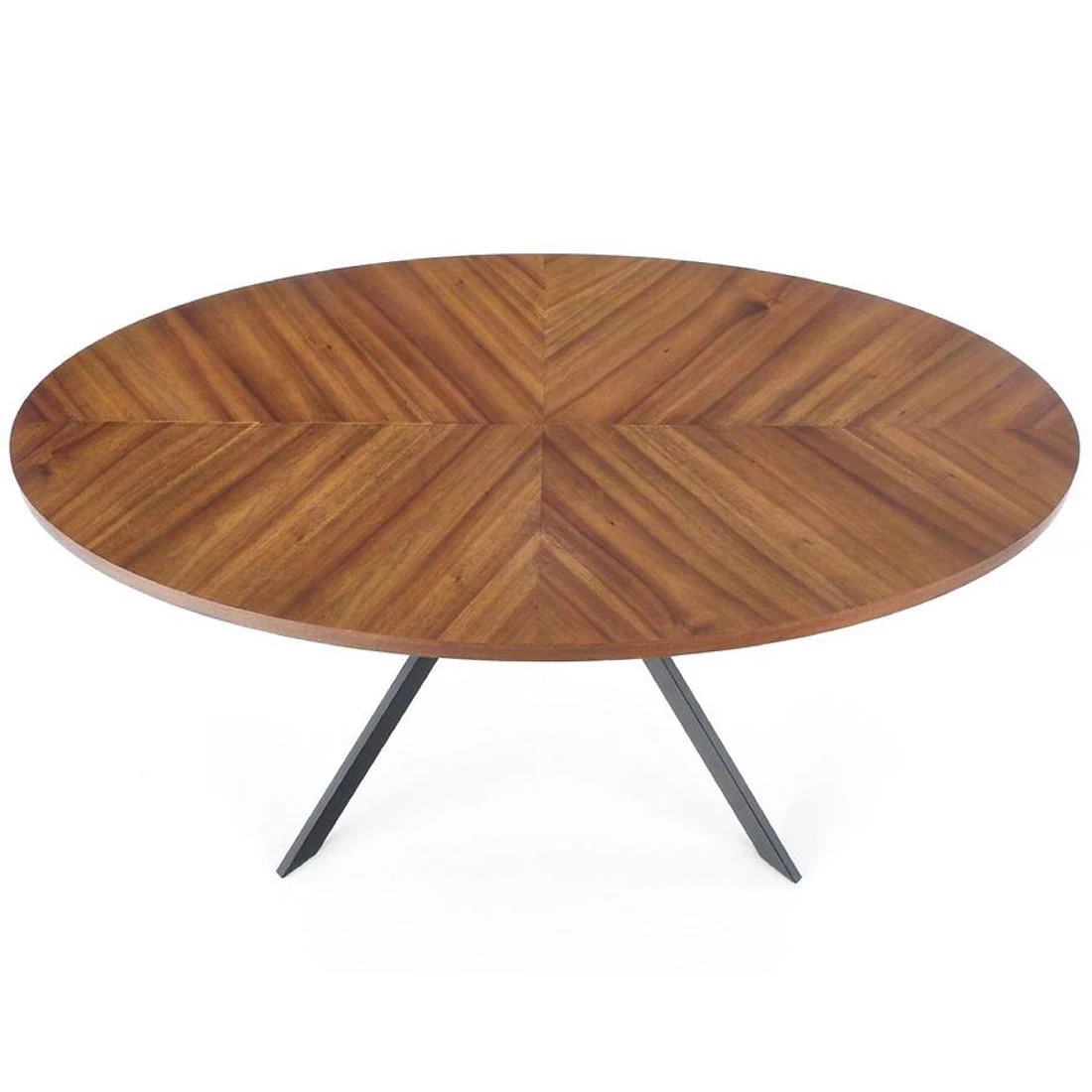 Locarno stol razvlacni 170x90x75 cm orah/crna