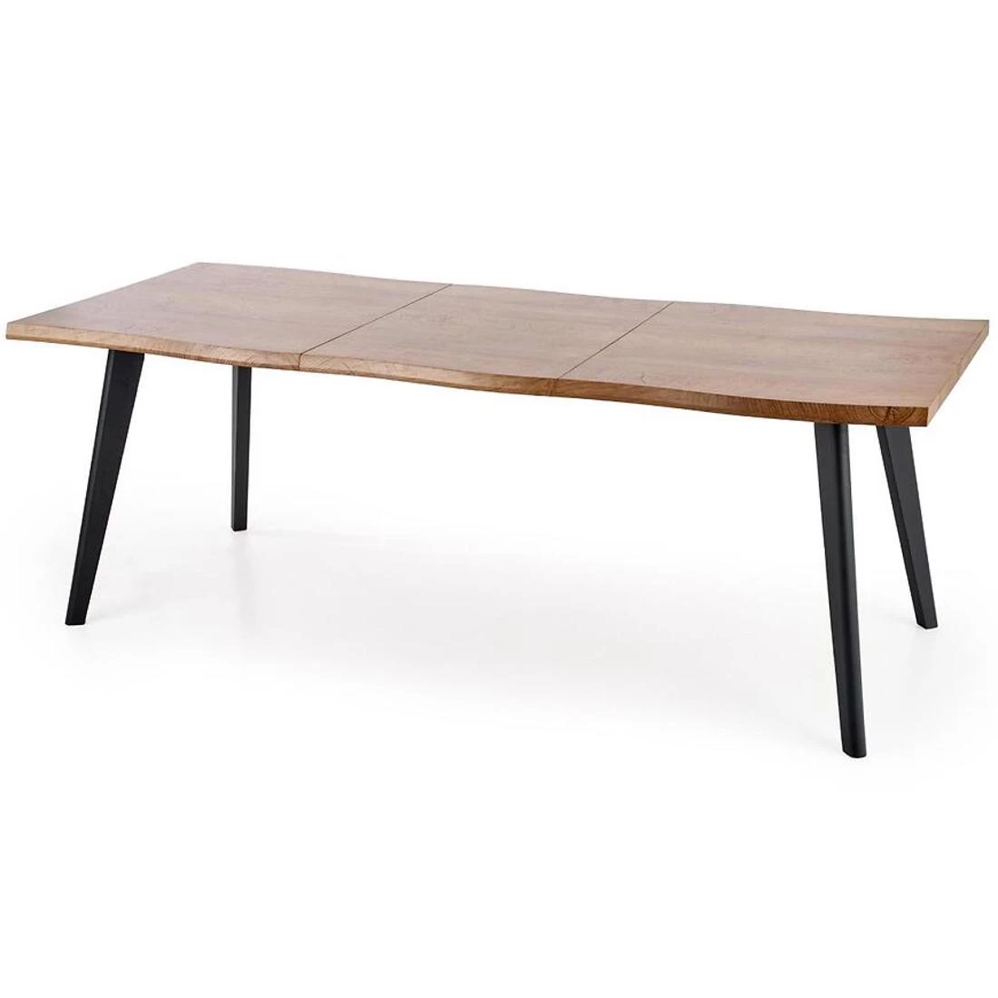Dickson razvlacni stol 120/180x80 cm prirodni hrast/crna