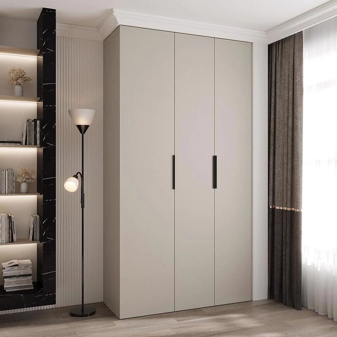 Como 4-130 ormar 50x130x245,5 cm kašmir/crna