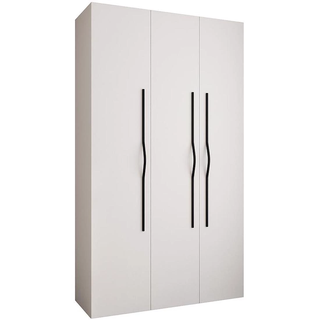 Como 2-140 ormar 50x140x245,5 cm belo/crni