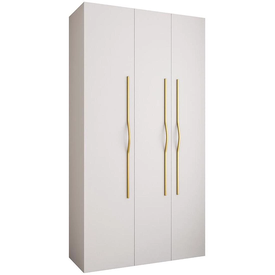 Como 2-130 ormar 50x130x245,5 cm bela/zlatna