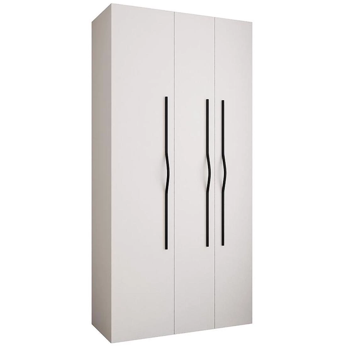 Como 2-120 ormar 50x120x245,5 cm bela/crna
