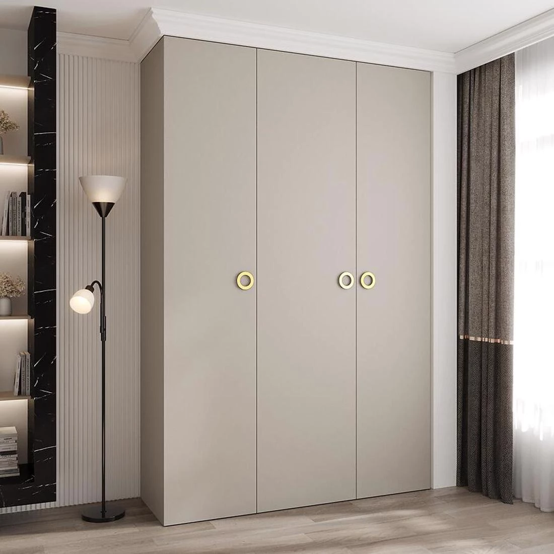 Como 1-160 ormar 50x160x245,5 cm kašmir/zlatna