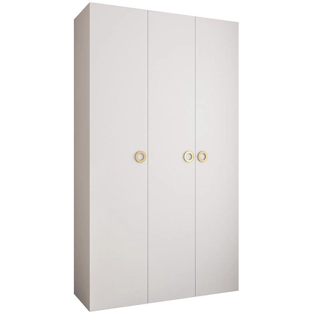 Como 1-160 ormar  50x160x245,5 cm bela/zlatna