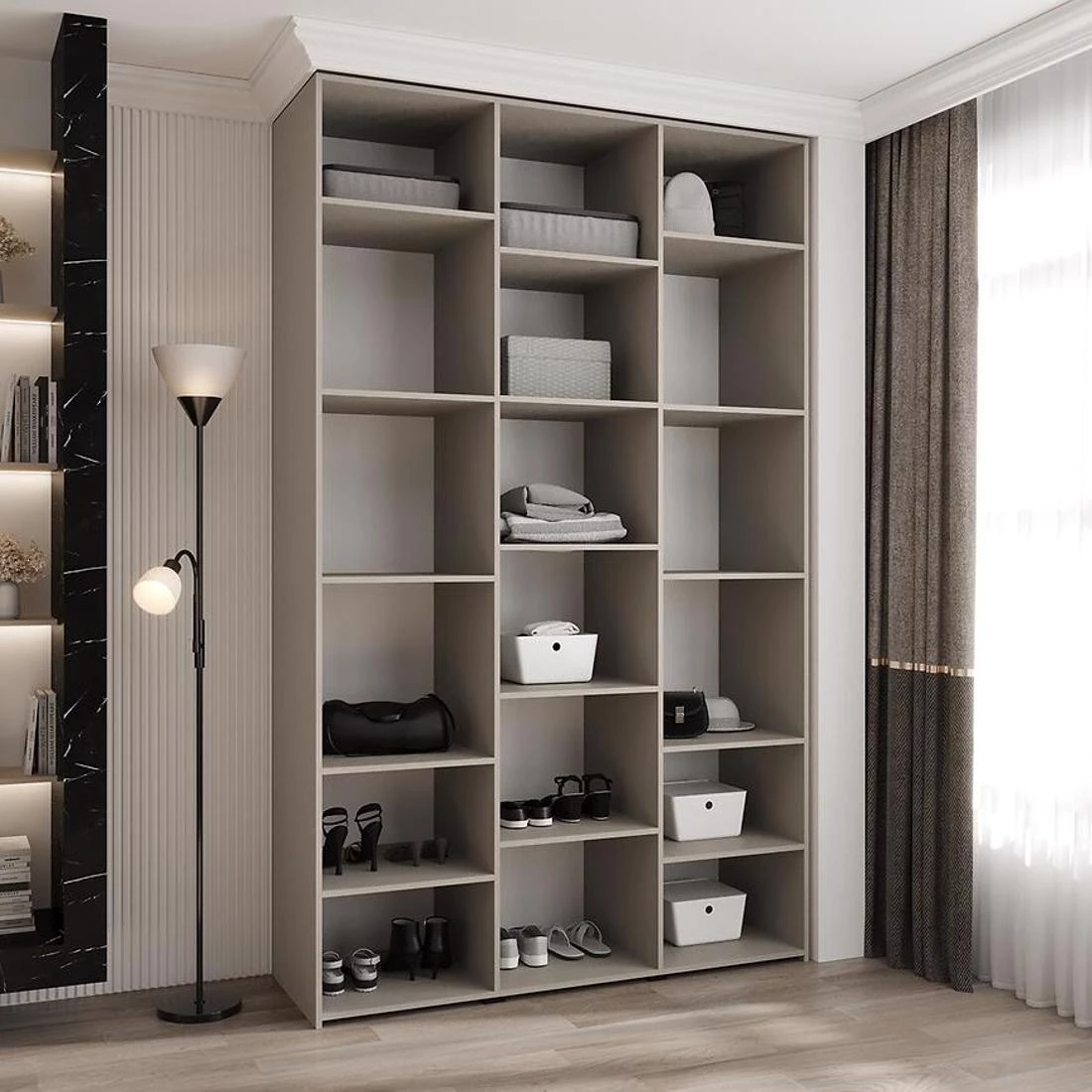 Como 1-150 ormar 50x150x245,5 cm belo/zlatno