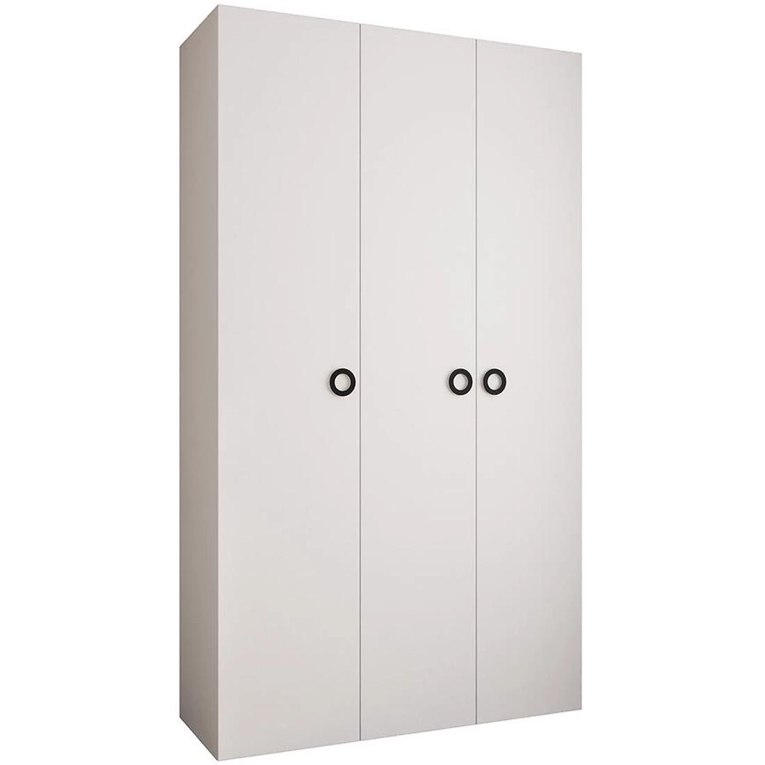 Como 1-140 ormar 50x140x245,5 cm bela/crna