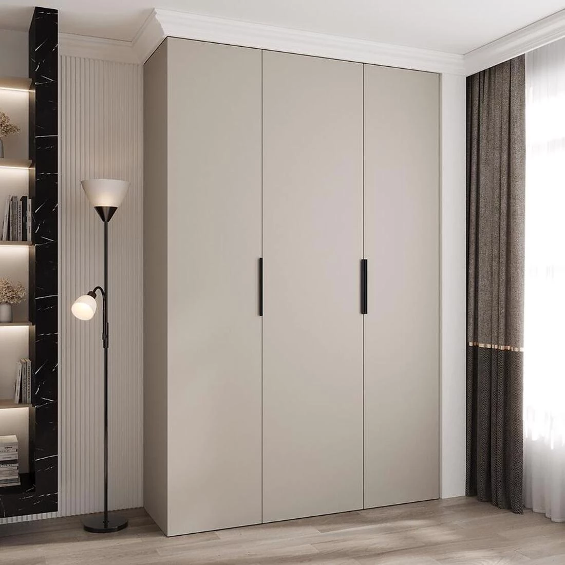 Como 4-160 ormar 40x160x245,5 cm kašmir/crna