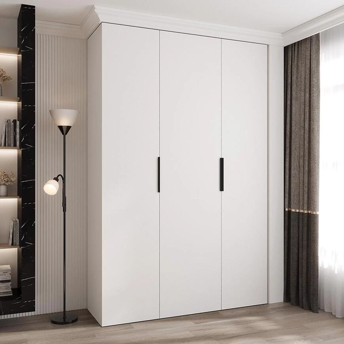 Como 4-160 ormar 40x160x245,5 cm bela/crna