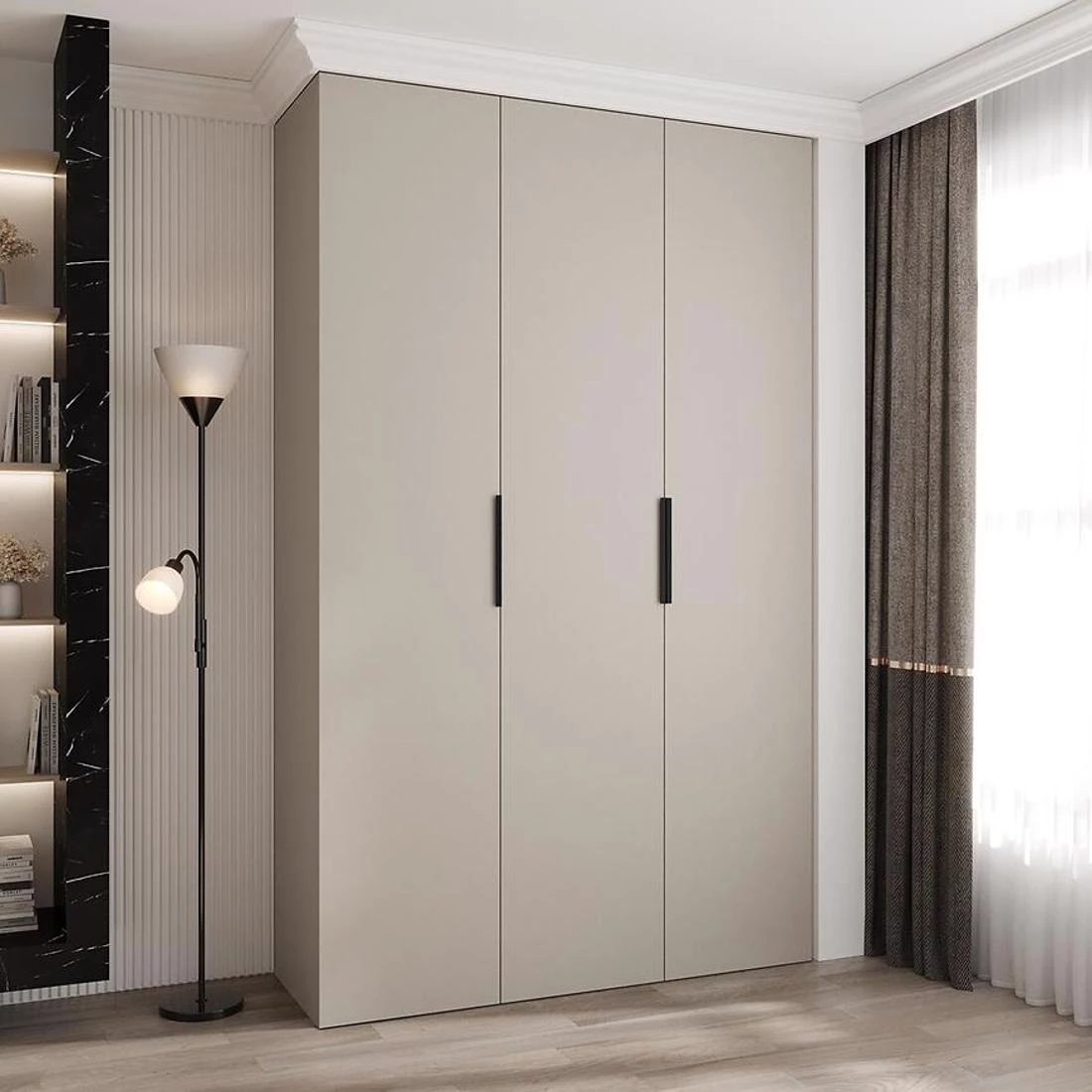 Como 4-150 ormar 40x150x245,5 cm kašmir/crna