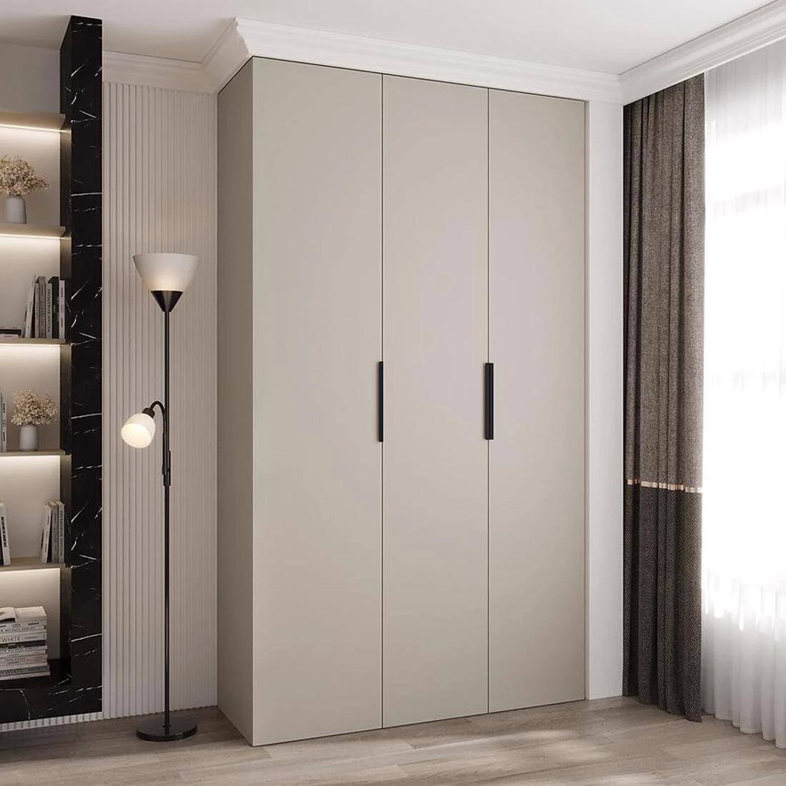 Como 4-140 ormar 40x140x245,5 cm kašmir/crna