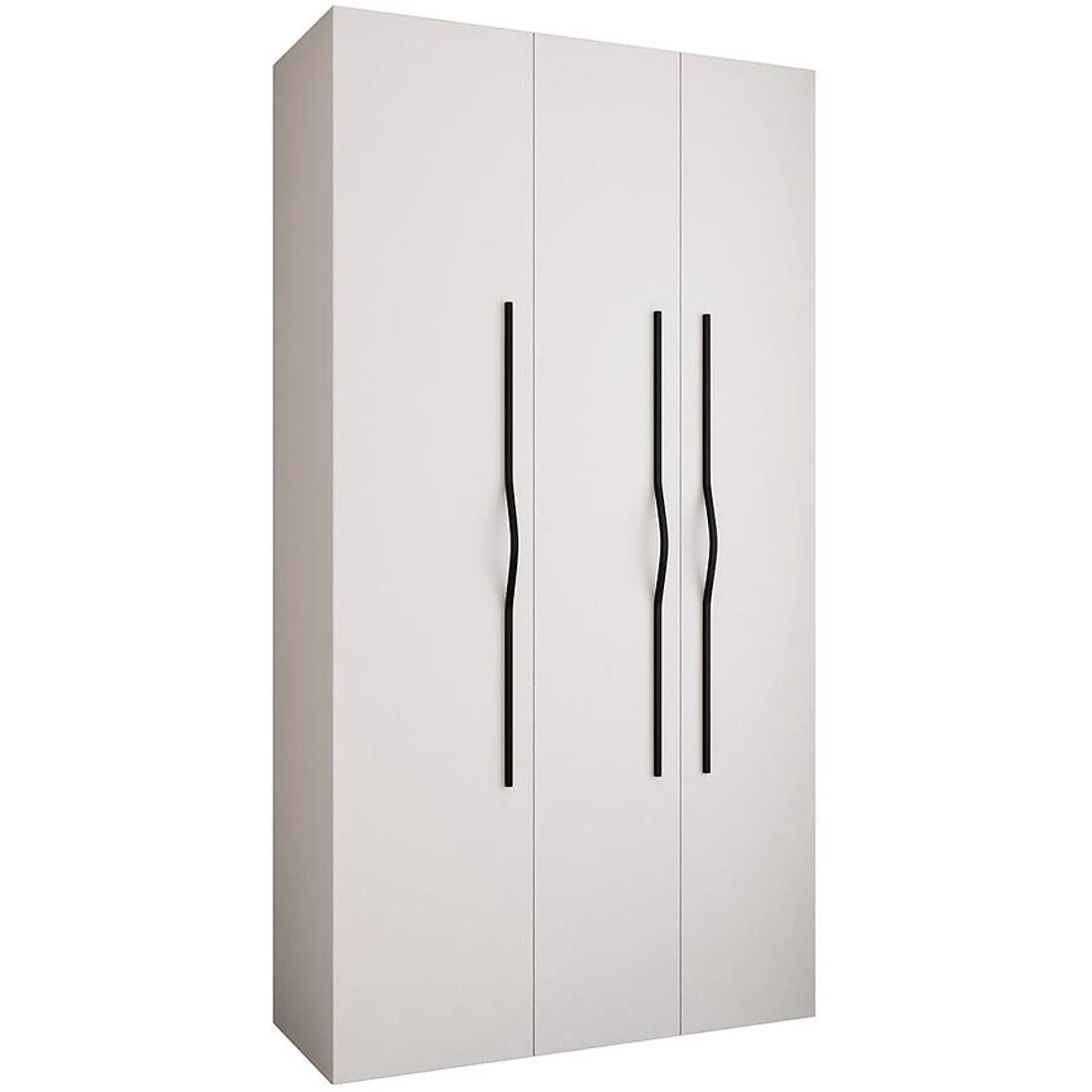 Como 2-130 ormar 40x130x245,5 cm bela/crna