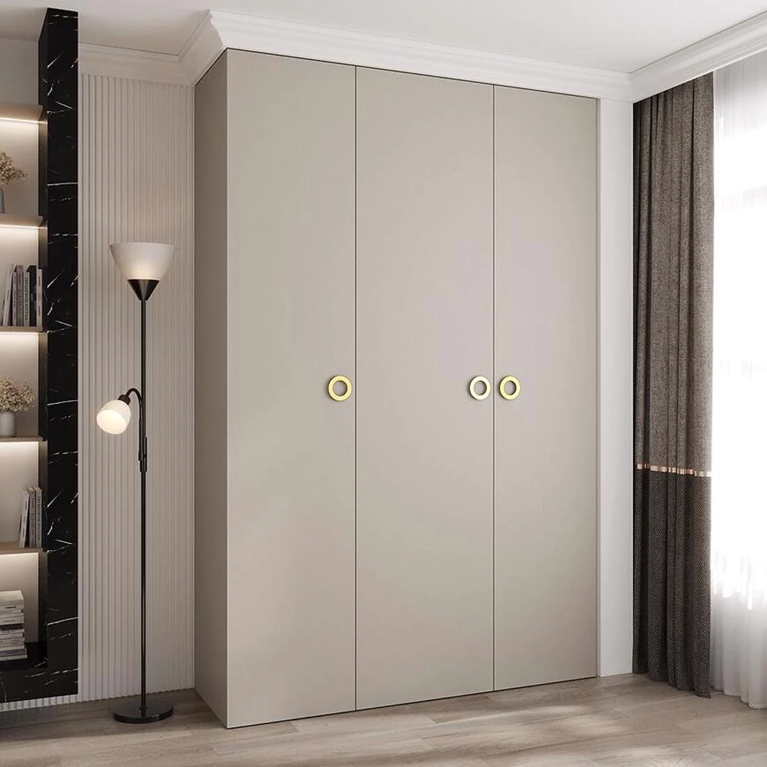 Como 1-160 ormar 40x160x245,5 cm kašmir/zlatna