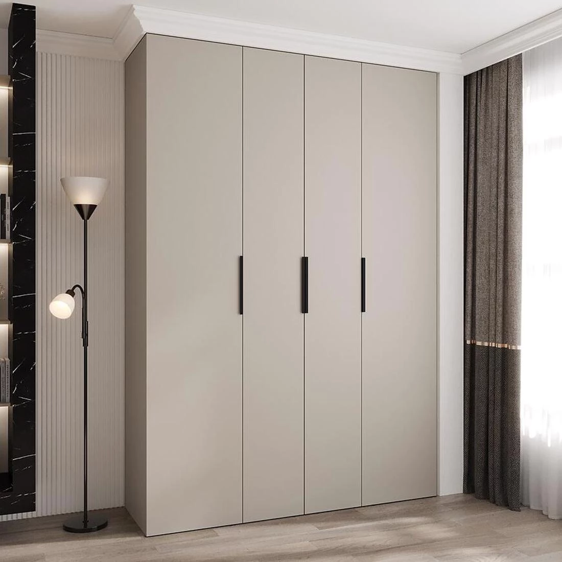 Como 4-170 ormar 50x170x245,5 cm kašmir/crna