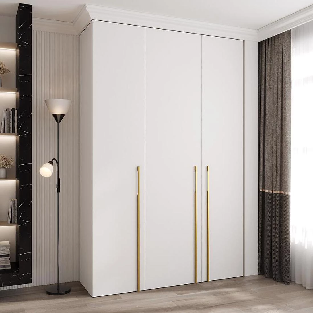 Como 3-160 ormar 50x160x245,5 cm belo/zlatno