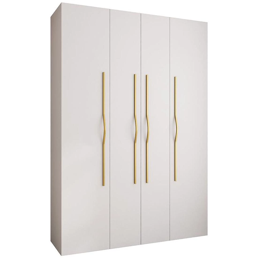 Como 2-170 ormar 50x170x245,5 cm bela/zlatna