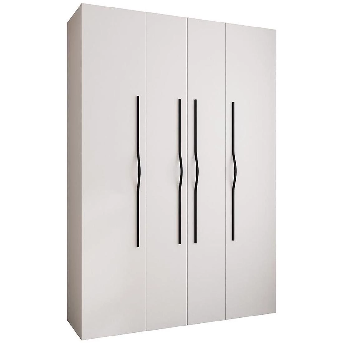 Como 2-170 ormar 50x170x245,5 cm belo/crni