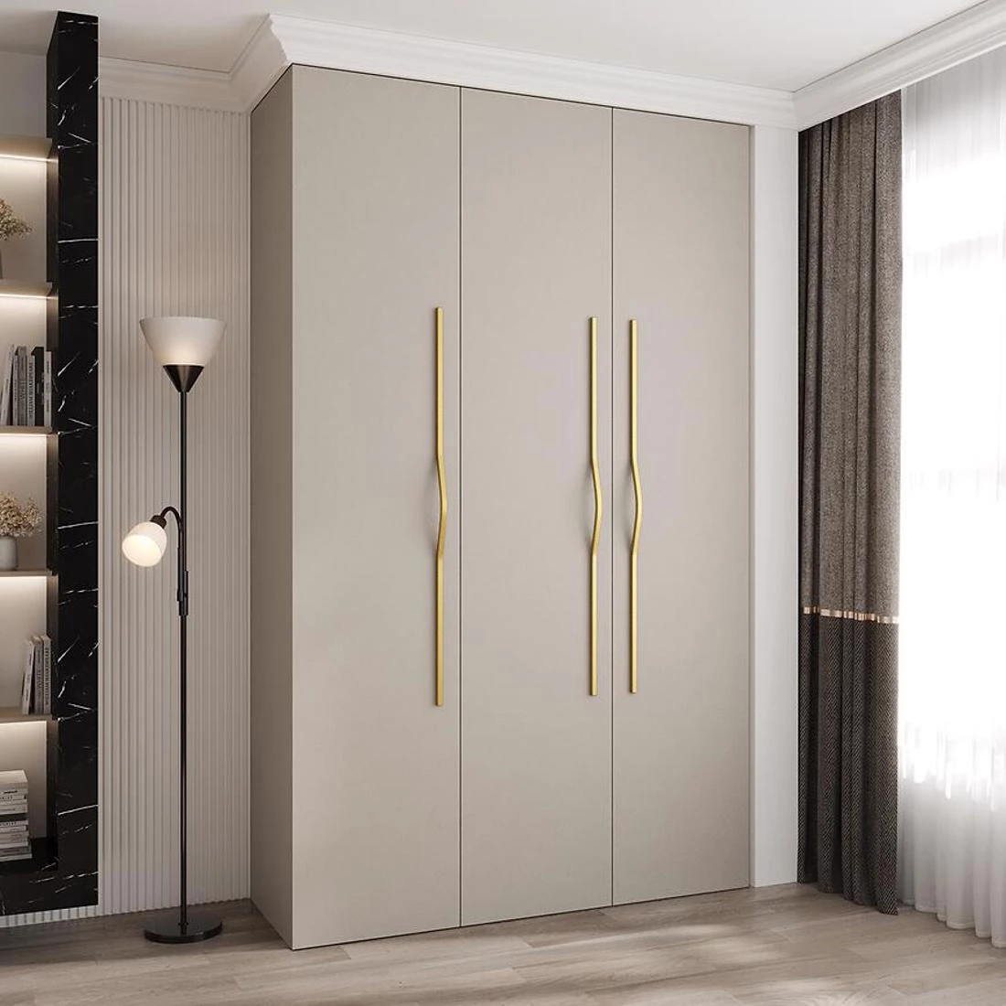 Como 2-150 ormar 50x150x245,5 cm kašmir/zlatna