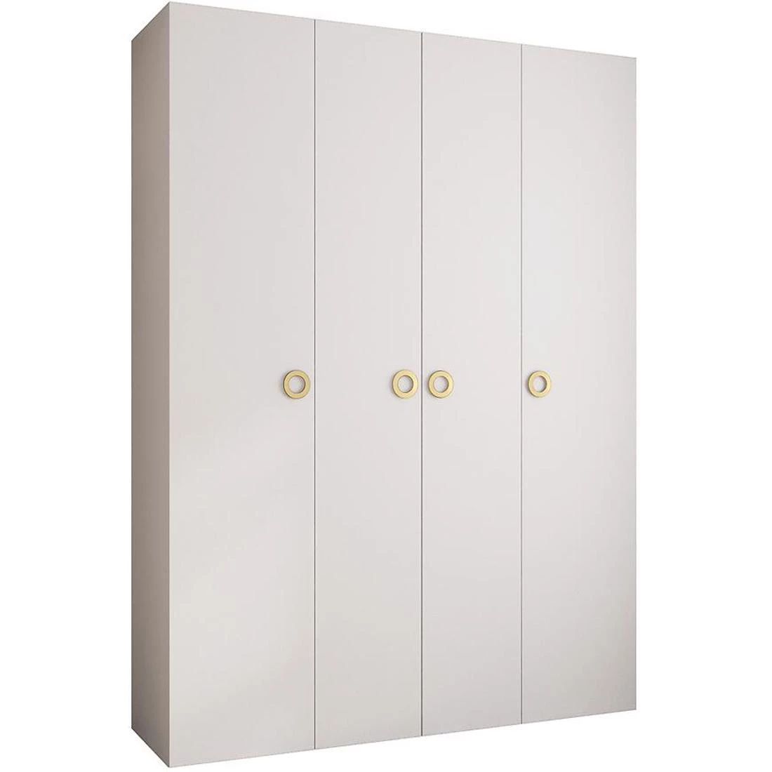 Como 1-180 ormar 50x180x245,5 cm bela/zlatna