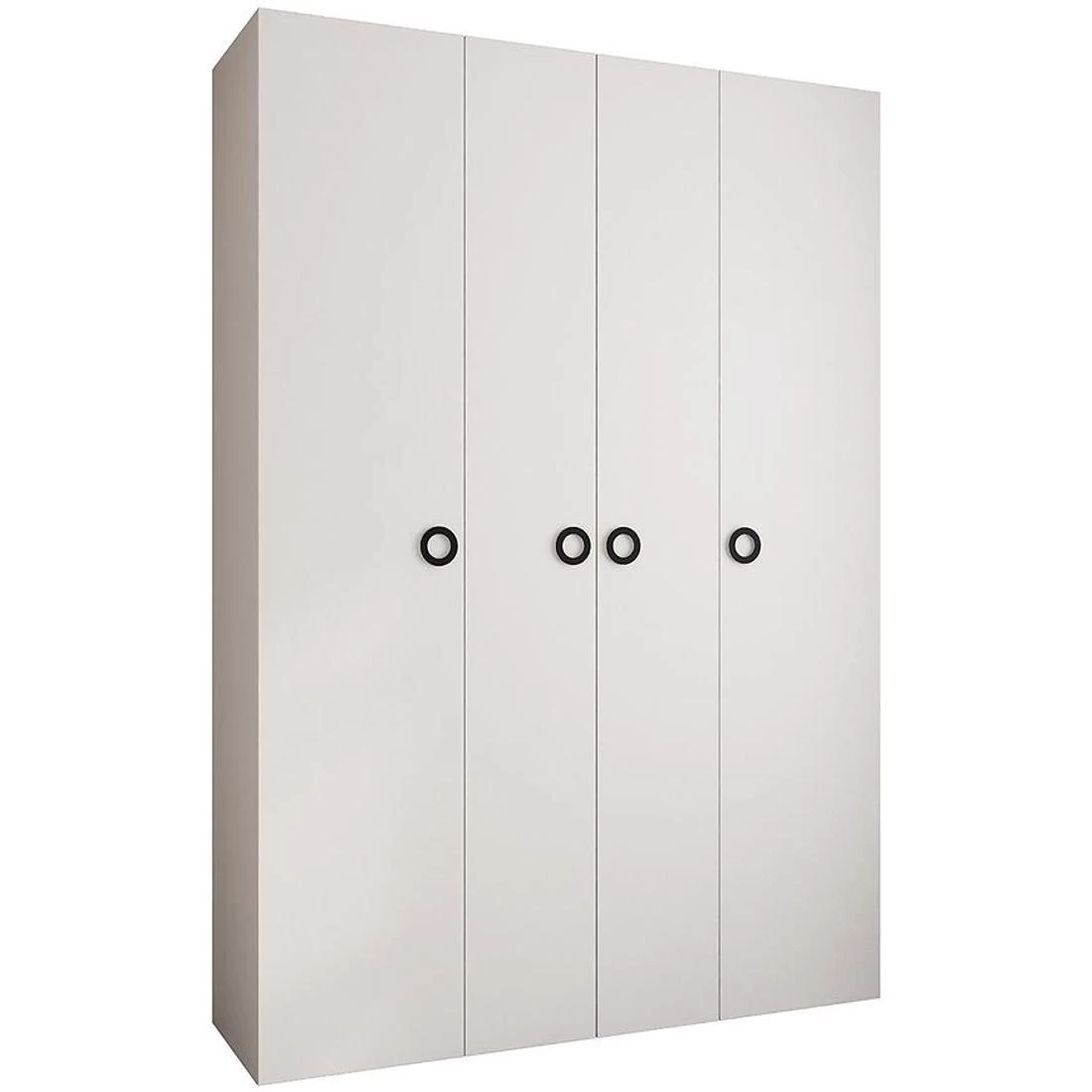 Como 1-170 ormar  50x170x245,5 cm bela/crna