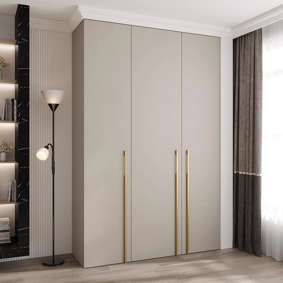 Como 3-160 ormar 40x160x245,5 cm kašmir/zlatna