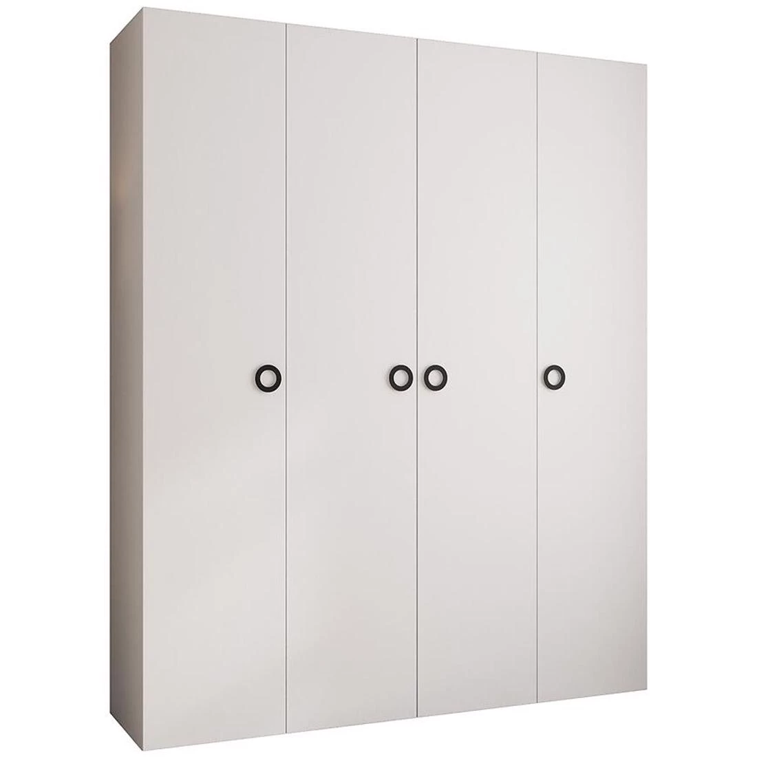 Como 1-200 ormar  40x200x245,5 cm bela/crna