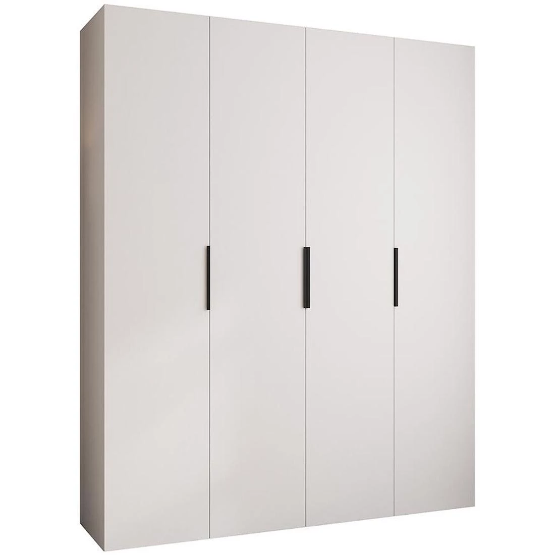 Como 4-200 ormar  50x200x245,5 cm bela/crna
