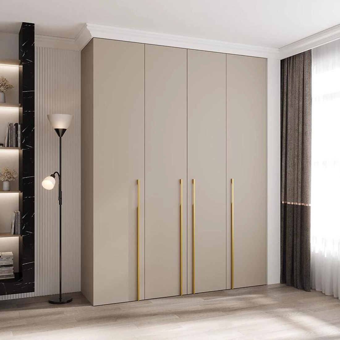 Como 3-190 ormar 50x190x245,5 cm kašmir/zlatna