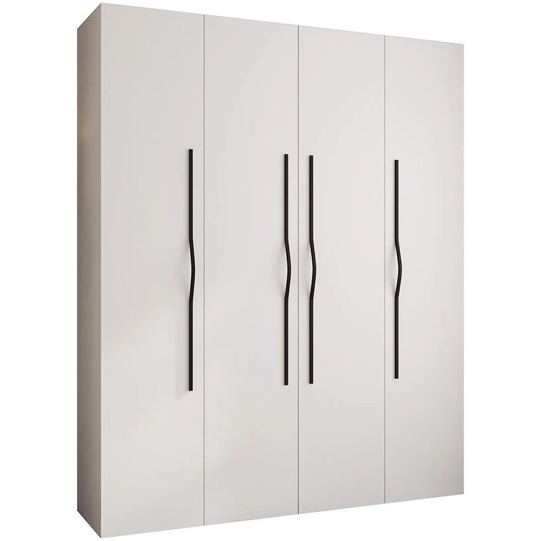 Como 2-200 ormar 50x200x245,5 cm bela/crna