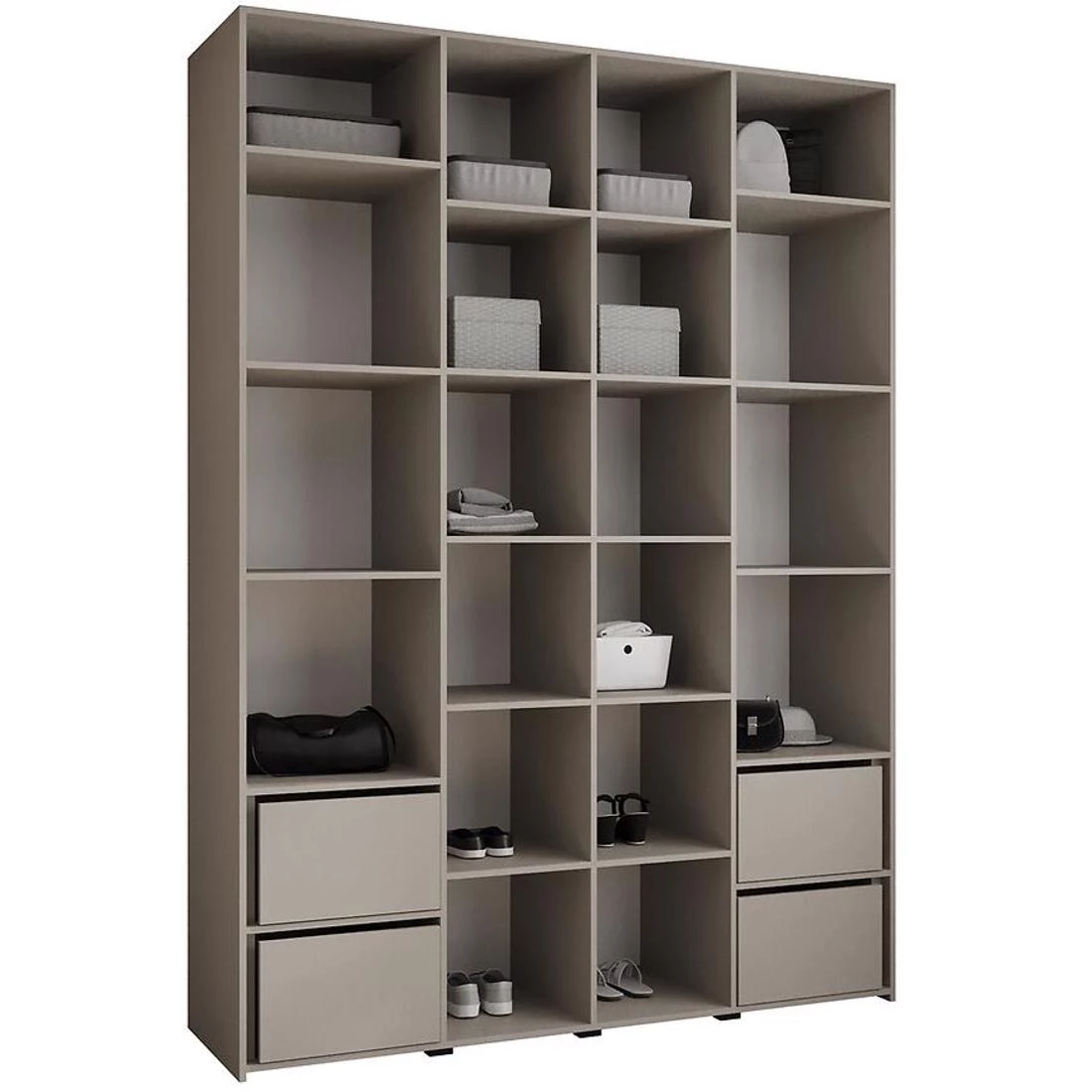 Como 2-180 ormar 50x180x245,5 cm kašmir/crna