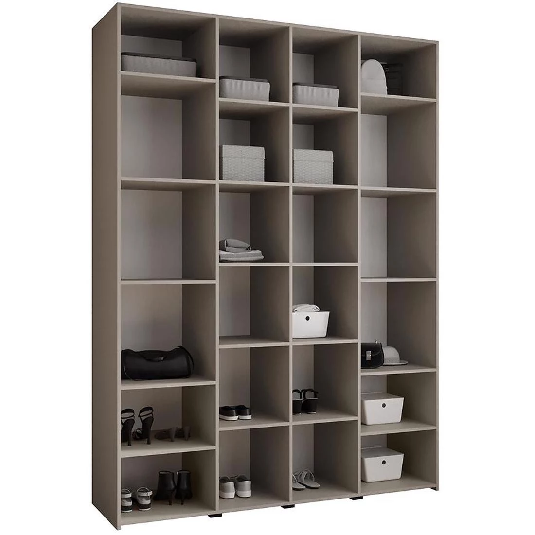 Como 2-180 ormar 50x180x245,5 cm kašmir/crna