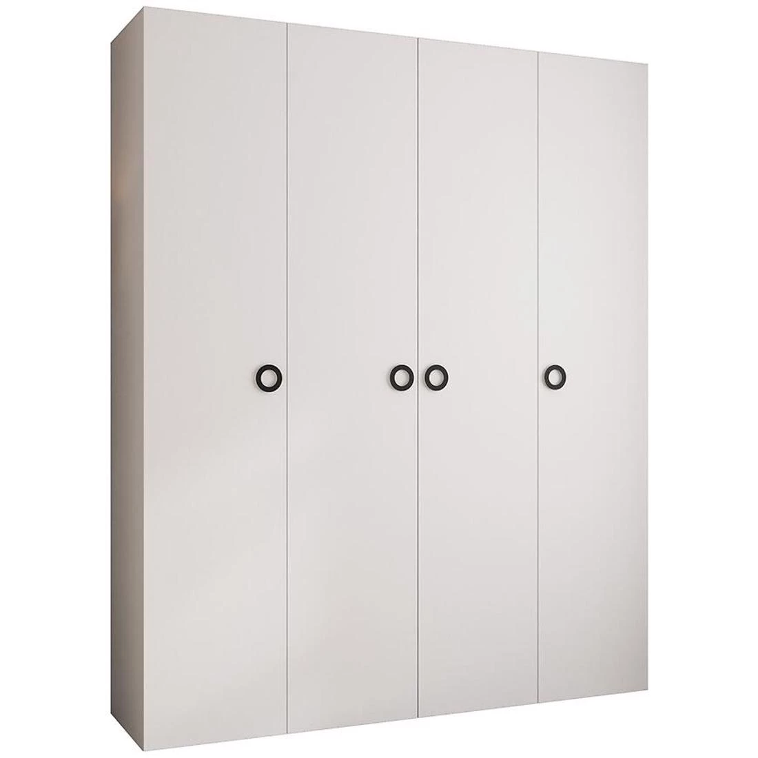Como 1-200 ormar 50x200x245,5 cm bela/crna
