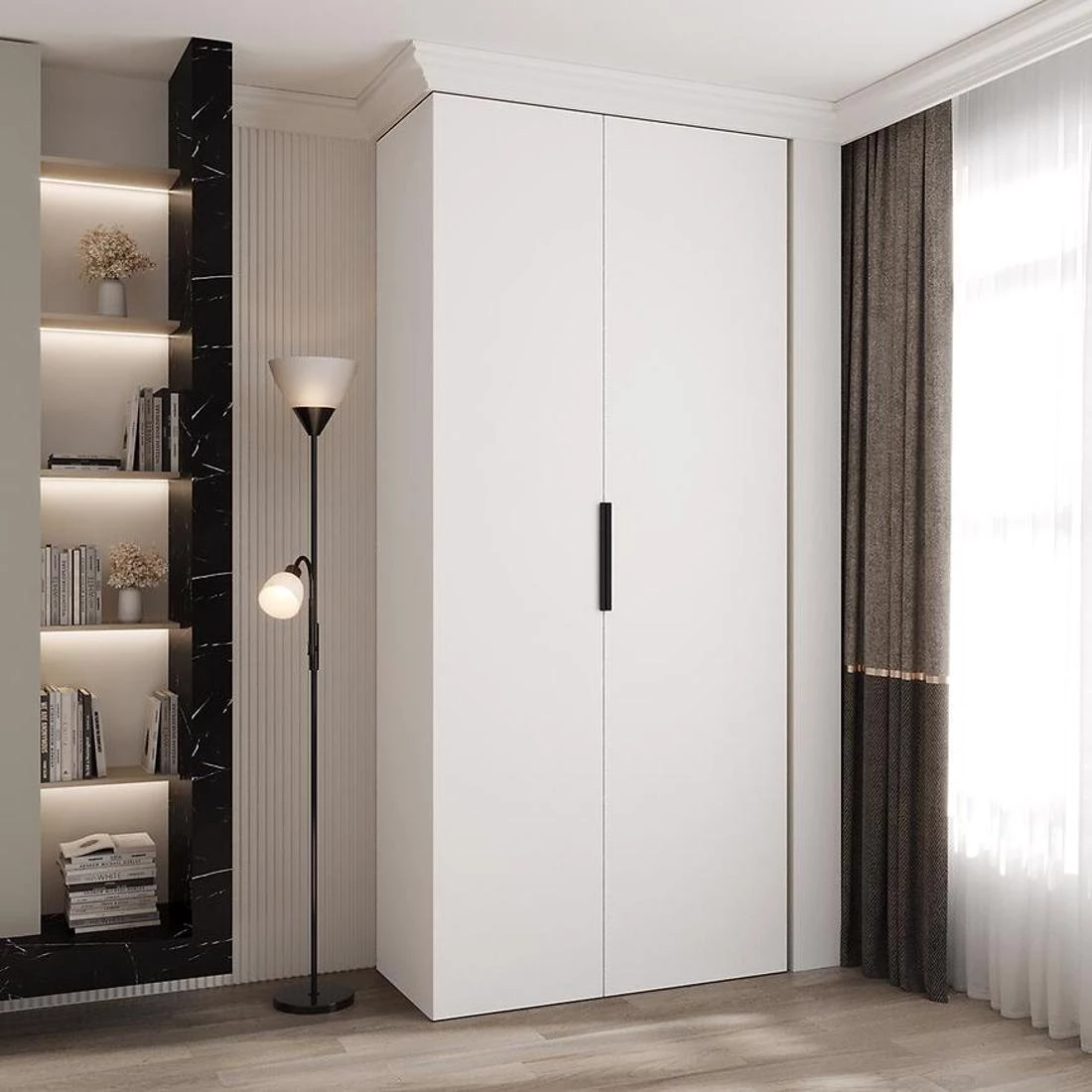 Como 4-110 ormar 40x110x245,5 cm belo/crn