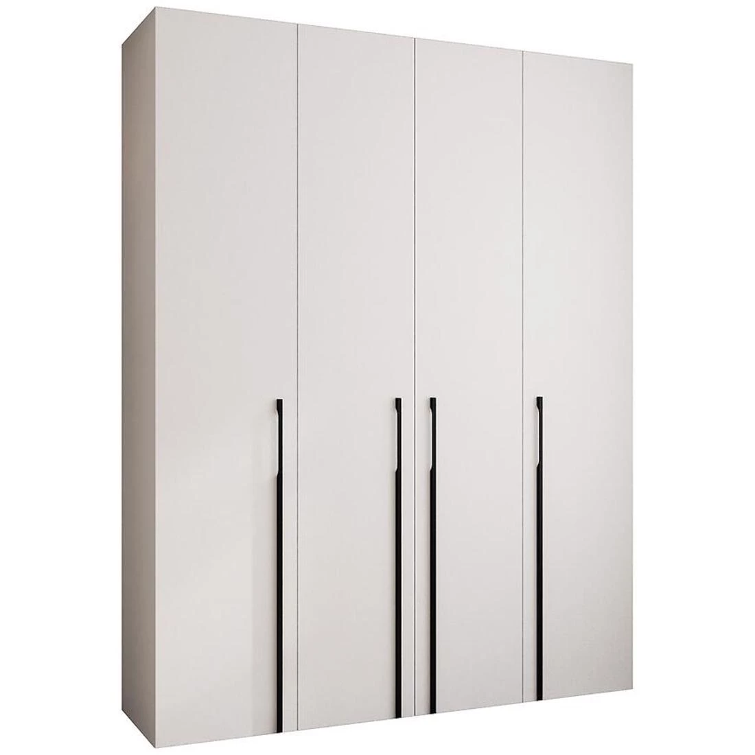 r Como 3-190 ormar  40x190x245,5 cm belo/crni