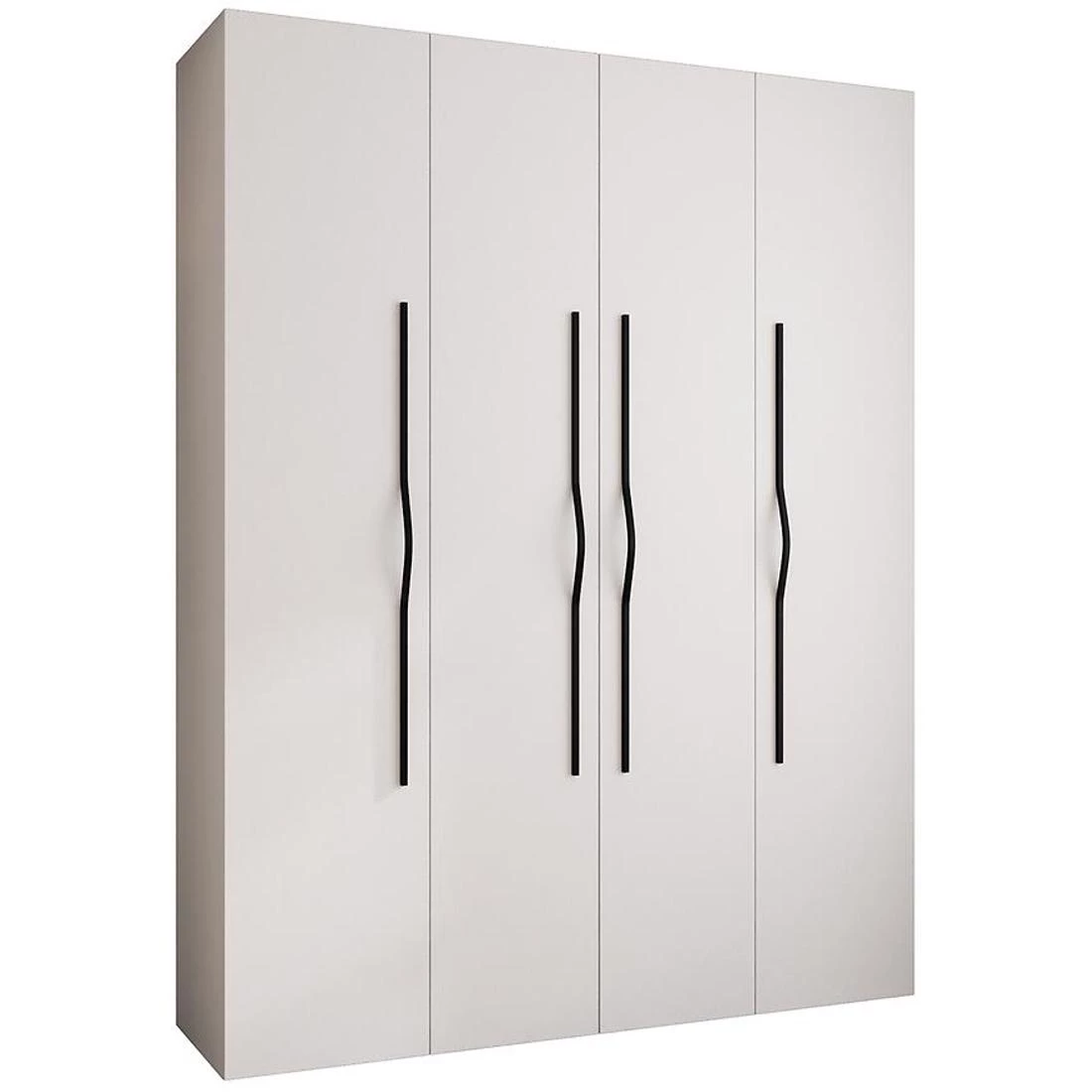Como 2-190 ormar 40x190x245,5 cm bela/crna