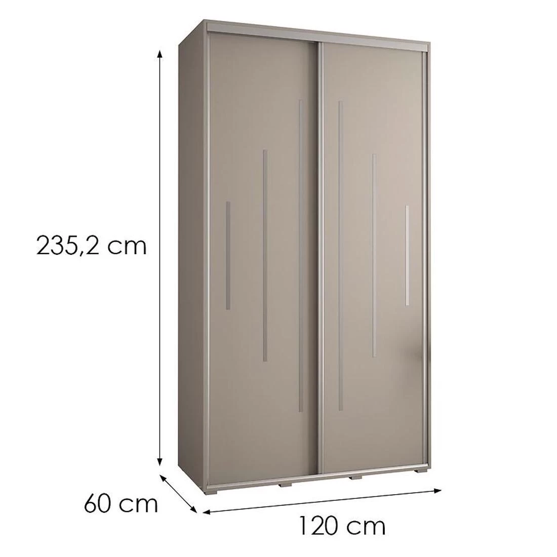 Dakota 12-120 ormar 120x60x235,2 cm kašmir